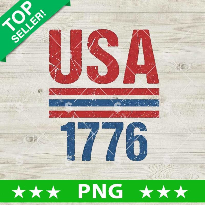 USA 1776 Vintage PNG