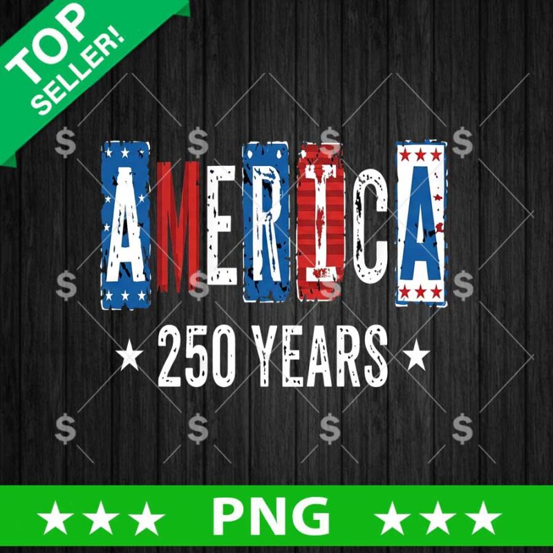 America 250 Years PNG