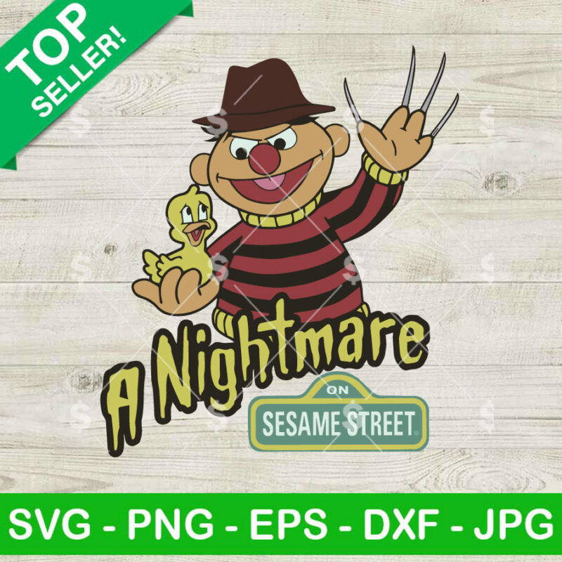 A Nightmare On Seasame Street SVG