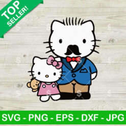 Hello Kitty Dad SVG