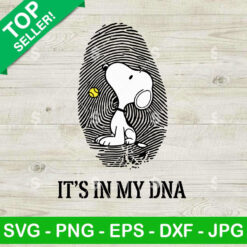 Snoopy Baseball It's In My DNA SVG