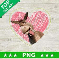 Donkey Shrek Heart PNG