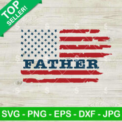 Father America Flag SVG