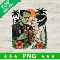 Frankenstein And His Bride PNG