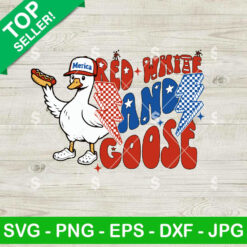 Red White And Goose SVG