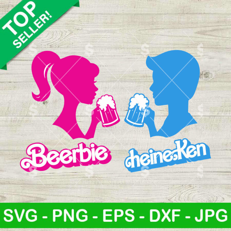 Beerbie Heineken Barbie Doll SVG