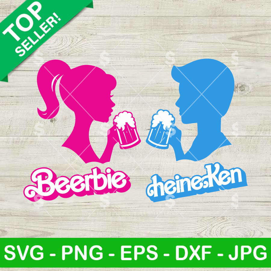 Beerbie Heineken Barbie Doll SVG