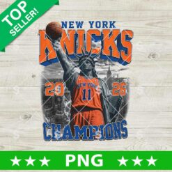 New York Knicks Champions 2026 PNG