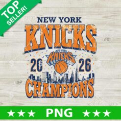 New York Knicks Champions 2026 PNG