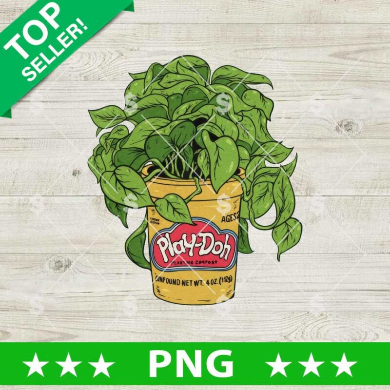 Play doh Bottle Plant PNG