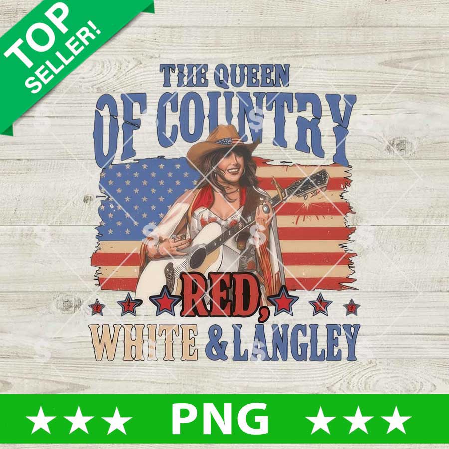 The Queen Of Country Red White And Langley PNG
