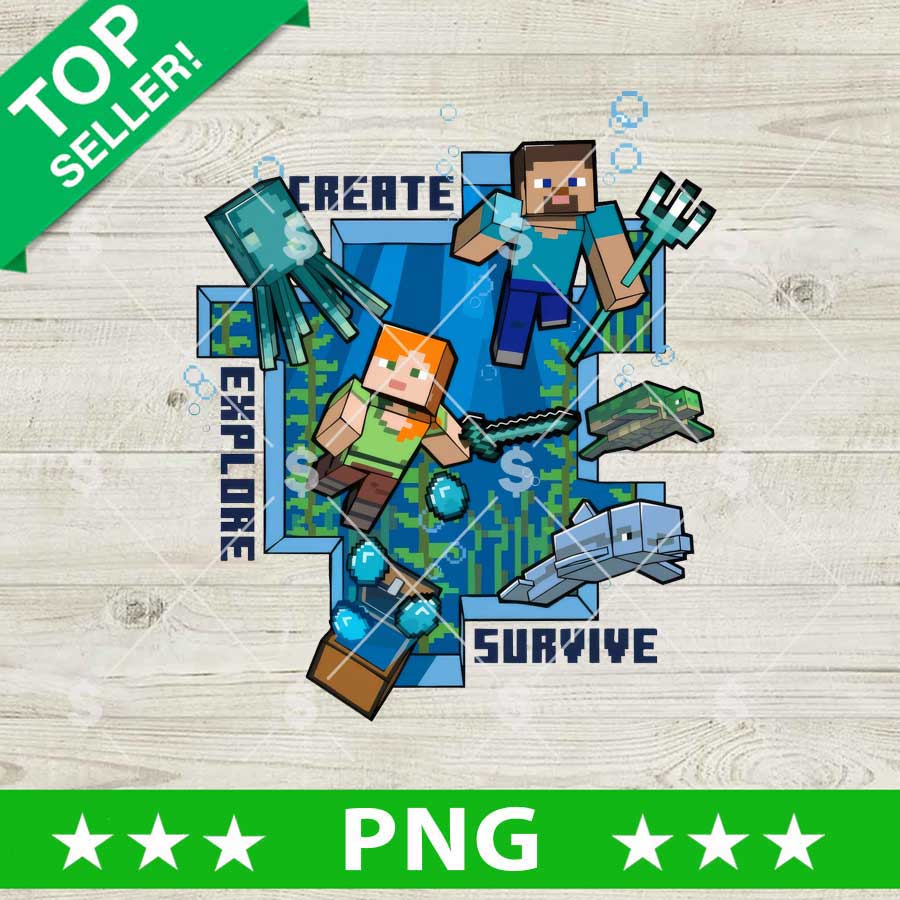 Minecraft Characters PNG