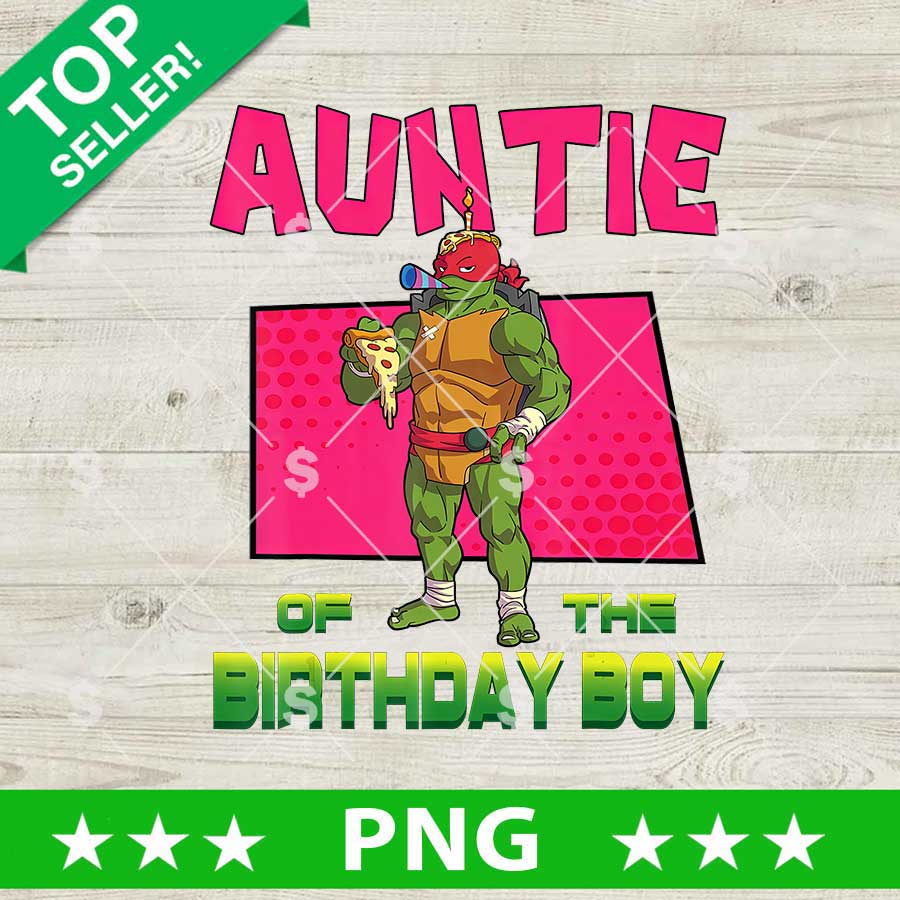 Ninja Turtles Raphael Auntie of the Birthday Boy PNG