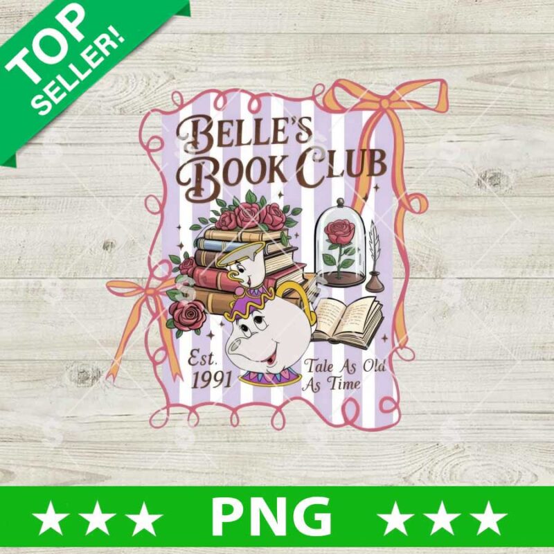 Belle's Book Club PNG