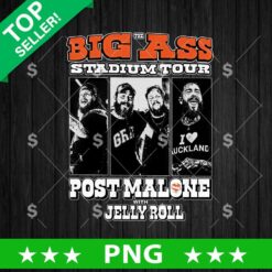 Big Ass Stadium Tour Post Malone With Jelly Roll PNG