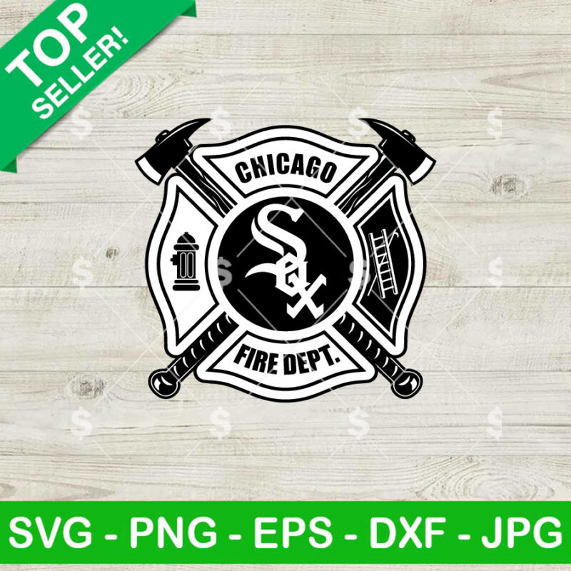 Chicago White Sox Fire Dept SVG