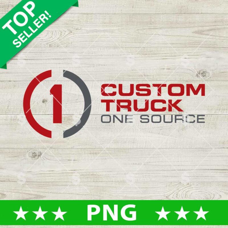 Custom Truck PNG, One Source PNG, Logo Sublimation PNG