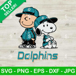 Miami Dolphins Snoopy SVG