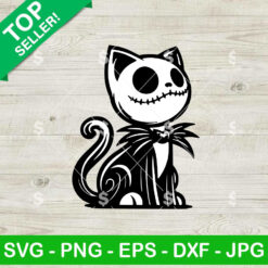 Jack Skellington Cat SVG