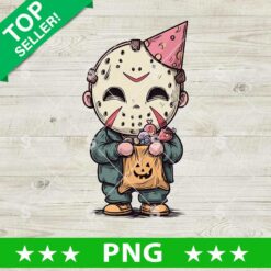 Jason Voorhees Chibi Halloween PNG