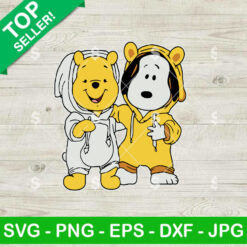 Pooh And Snoopy Costume SVG