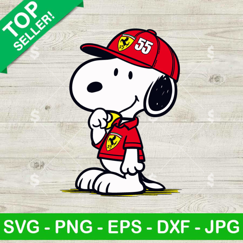 Snoopy Lamborghini SVG