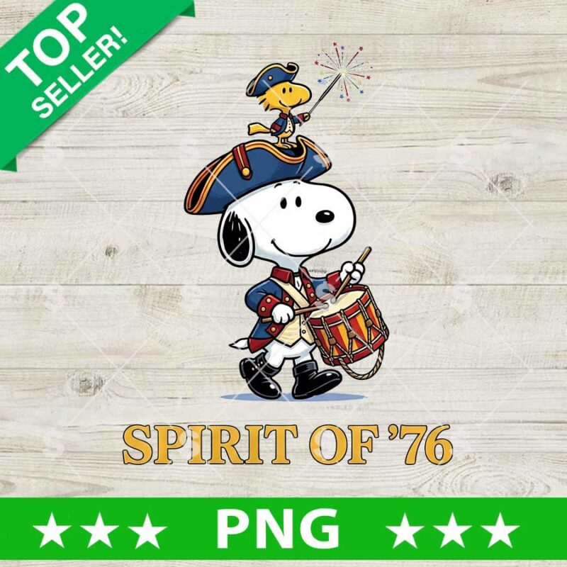 Spirit Of 76 Snoopy America PNG