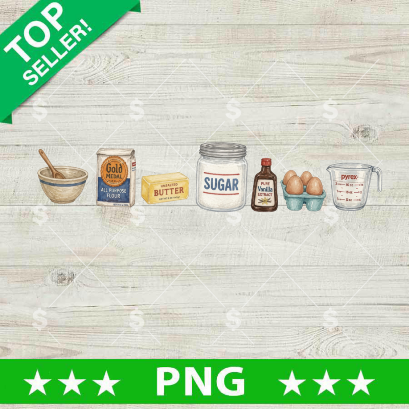 Baking Ingredients PNG