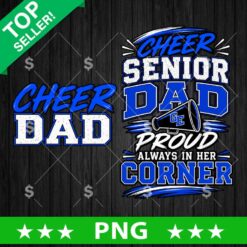 Cheer Senior Dad PNG