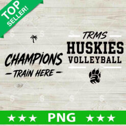 Huskies Volleyball Champions PNG