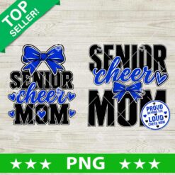 Senior Cheer Mom Proud PNG
