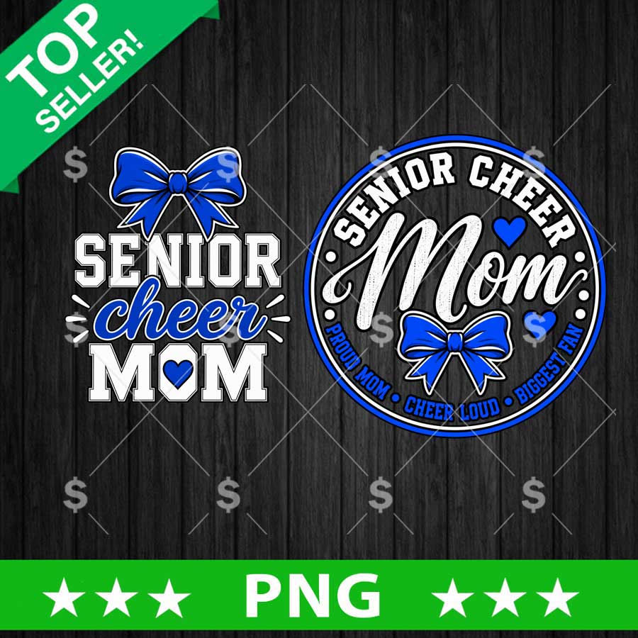 Senior Cheer Mom PNG