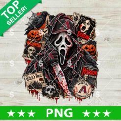 Arizona Diamondbacks Halloween PNG, Diamondbacks Horror Design, Arizona Baseball Halloween Artwork