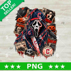 Detroit Tigers Ghostface Halloween PNG