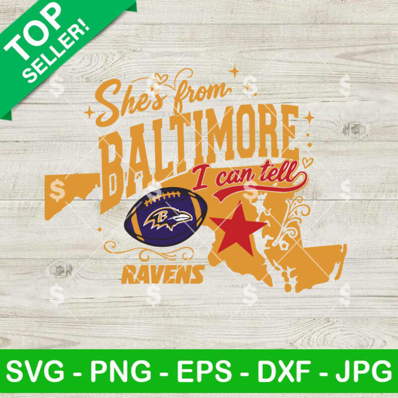 She's From Baltimore I Can Tell SVG