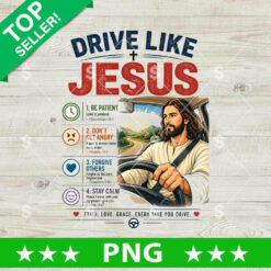 Christian PNG Download Jesus Driving design