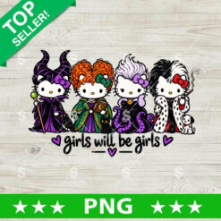 Hello Kitty Disney Villains PNG characters