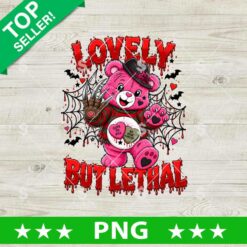 Care Bears Freddy Krueger PNG pink horror bear