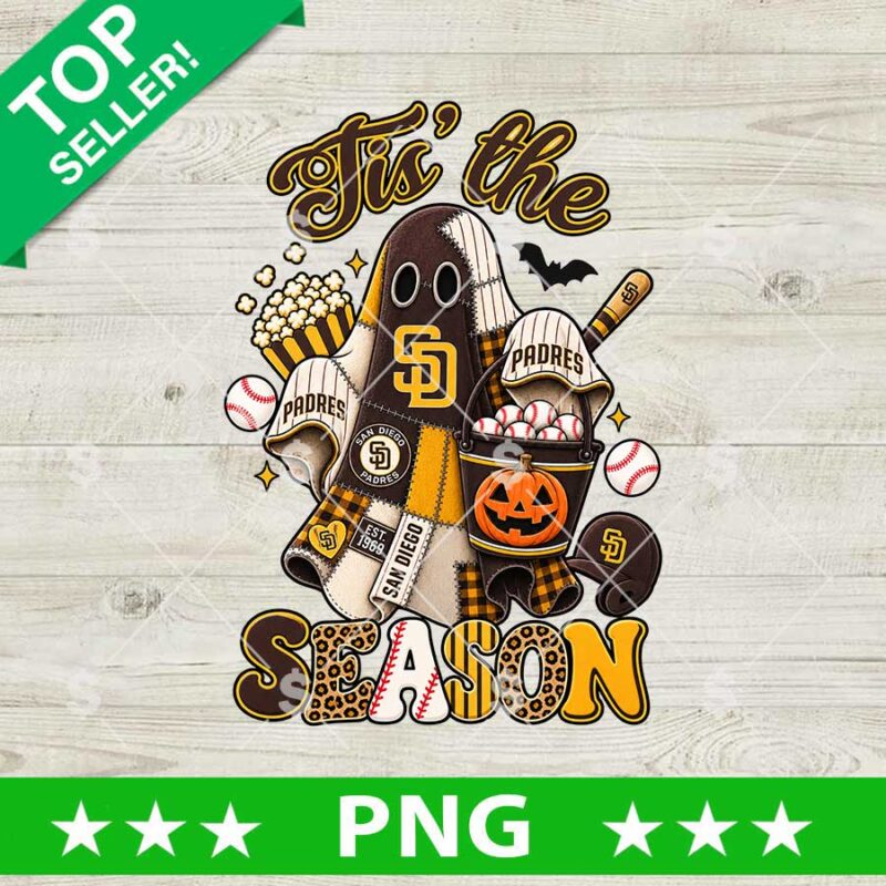Tis The Season Ghost San Diego Padres PNG