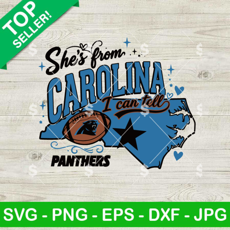 She's From Carolina I Can Tell SVG