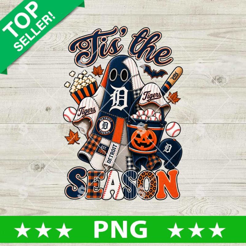 Tis The Season Ghost Detroit Tigers PNG