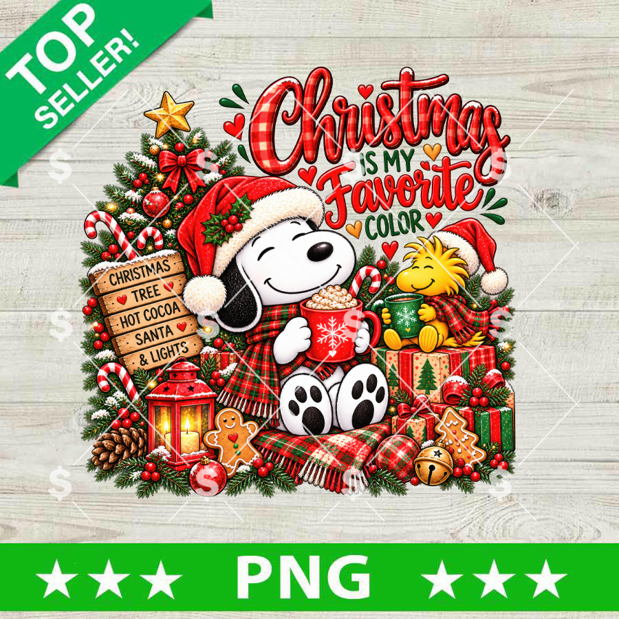 Snoopy Christmas Coffee PNG, Santa Snoopy holding a coffee mug holiday digital design for sublimation.