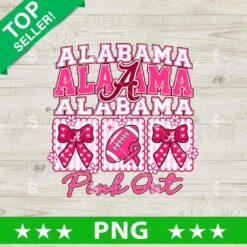 Alabama Pink Out PNG design