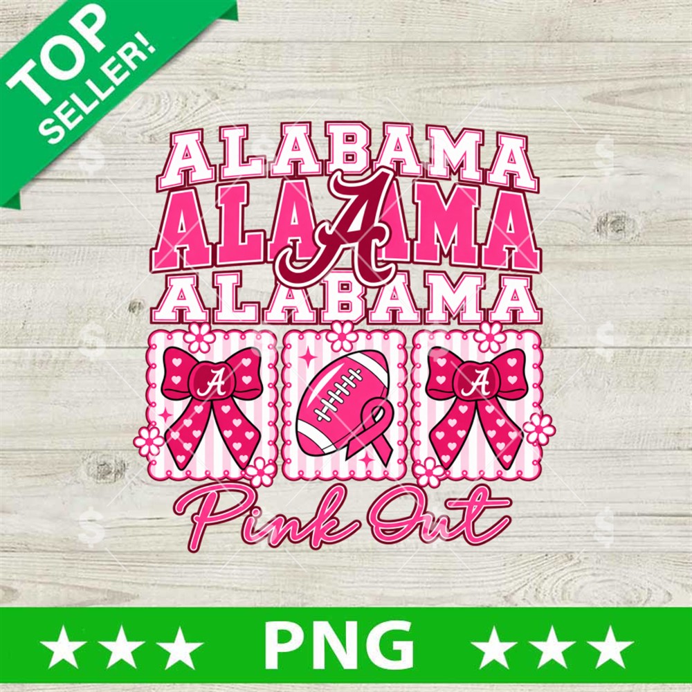 Alabama Pink Out PNG design