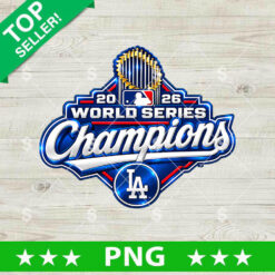 LA Dodgers 2026 World Series Champions PNG Baseball Sublimation Design Digital Download