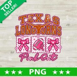 Texas Longhorns Breast Cancer Awareness PNG