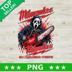 Milwaukee horror chainsaw PNG artwork