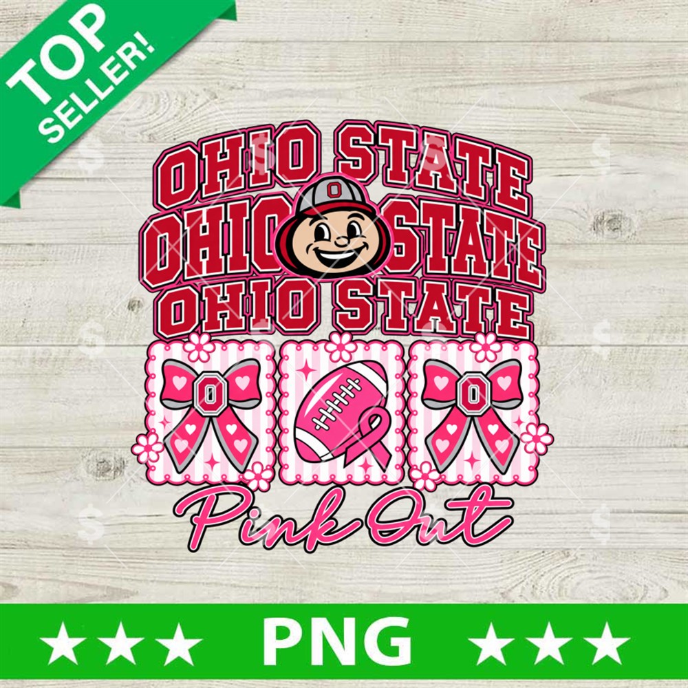 Ohio State Breast Cancer Awareness PNG
