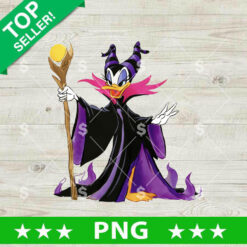 Maleficent Daisy Duck PNG Villain Sublimation Design Digital Download