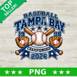 Tampa Bay Rays 1998 Baseball PNG championship crossed bats digital cut file design